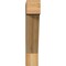 Ekena Millwork Traditional Block Rough Sawn Bracket, Western Red Cedar, 4"W x 16"D x 20"H BKT04X16X20TRA05RWR - alternate 4